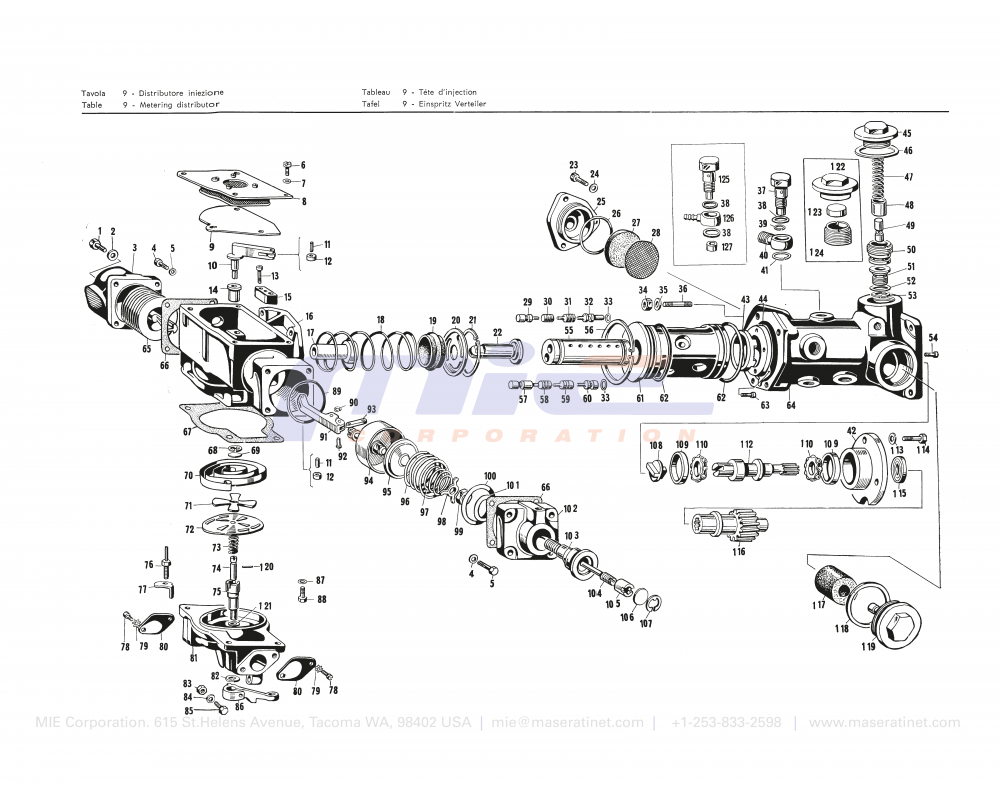 Maserati / Mistral / T-09 - metering distributor