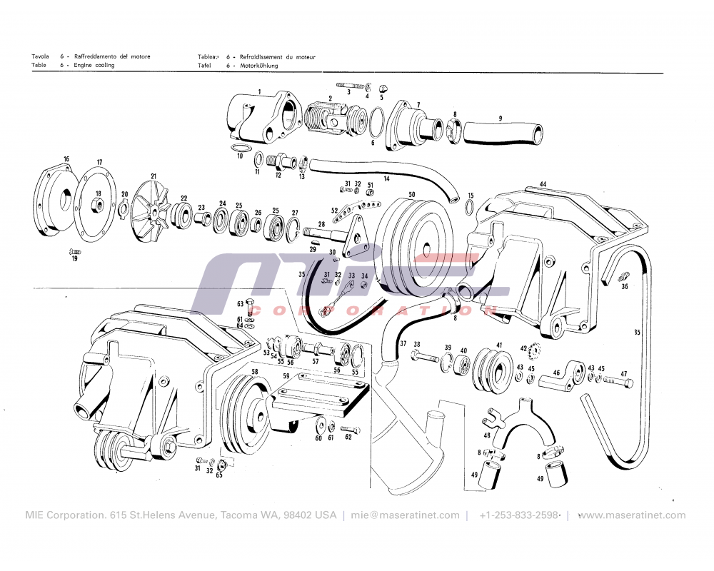 Maserati / Quattroporte I / T-06 - engine cooling