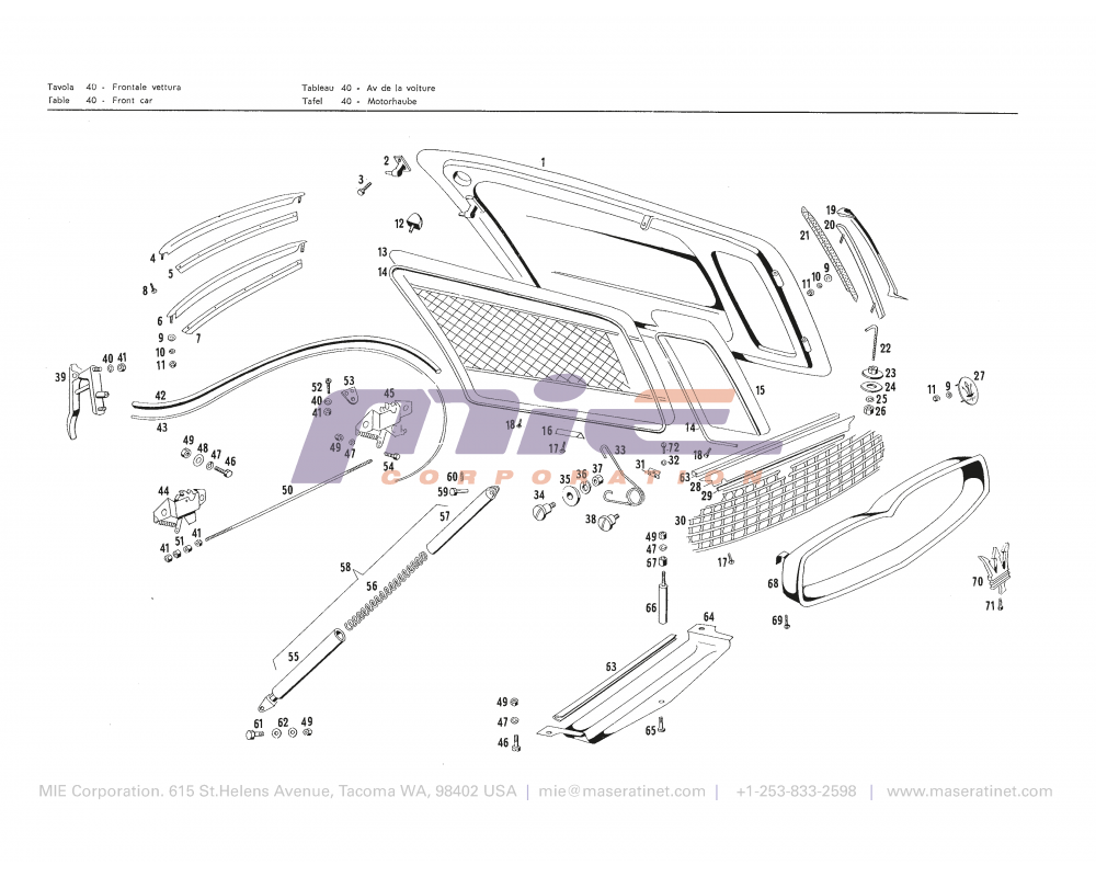 Maserati / Quattroporte I / T-40 - front car