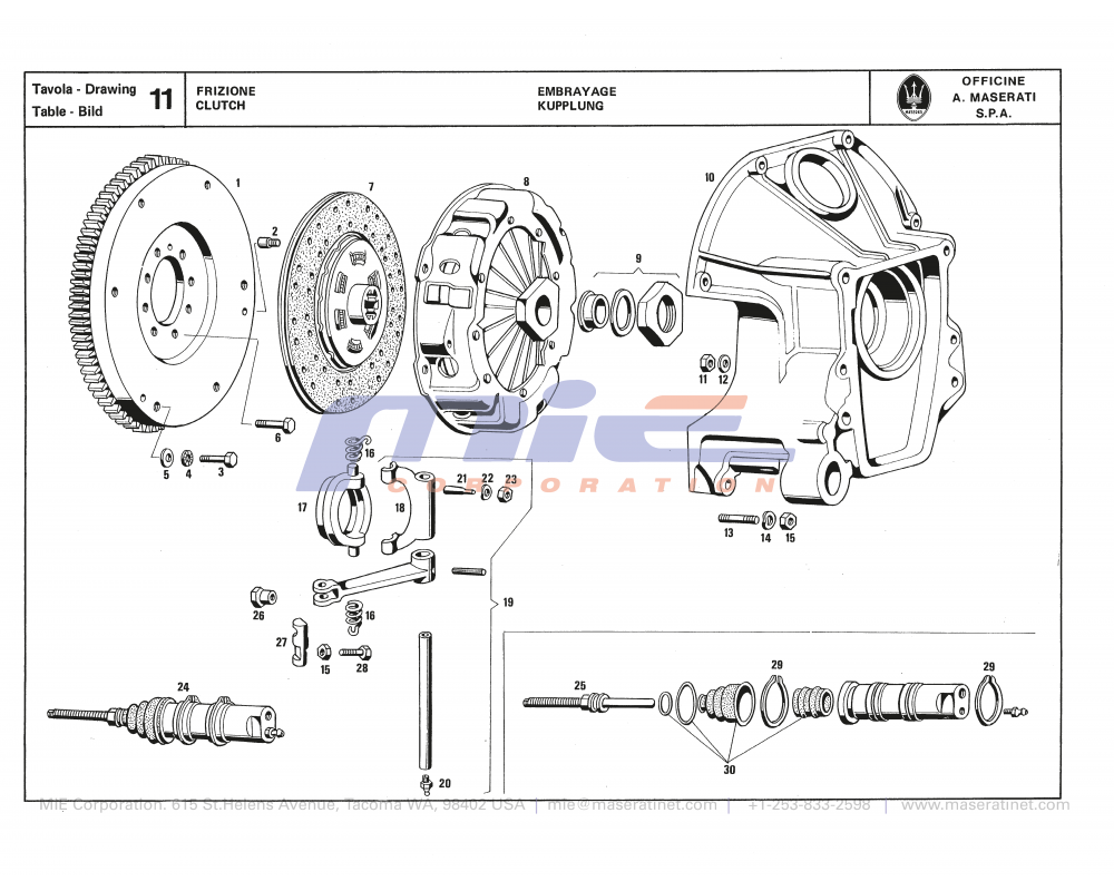 Maserati / Quattroporte III / T-11 - clutch