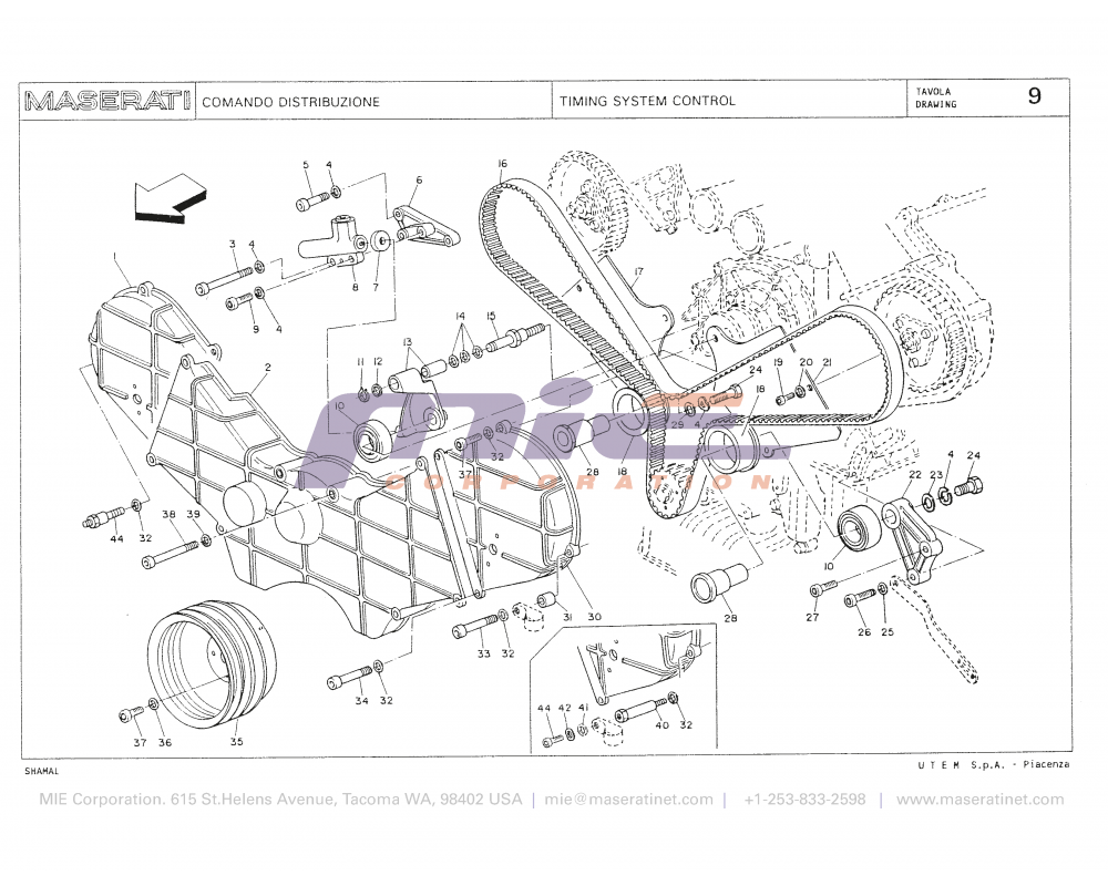 Maserati / Shamal / T-09 - timing system control