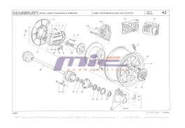 T-42 - hubs, rear brakes and axle shafts