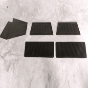 MOQUETTE RUBBER MATS COMPLETE SET (5PCS)