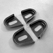 DOOR STRIKE GASKET (4 PCS) (BLACK)