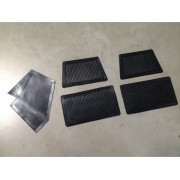 MOQUETTE RUBBER MATS COMPLETE SET (5PCS)